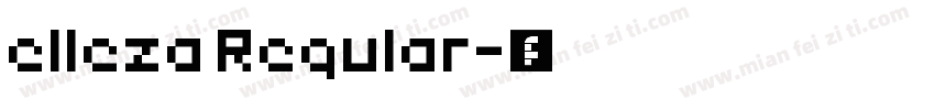 elleza Regular字体转换